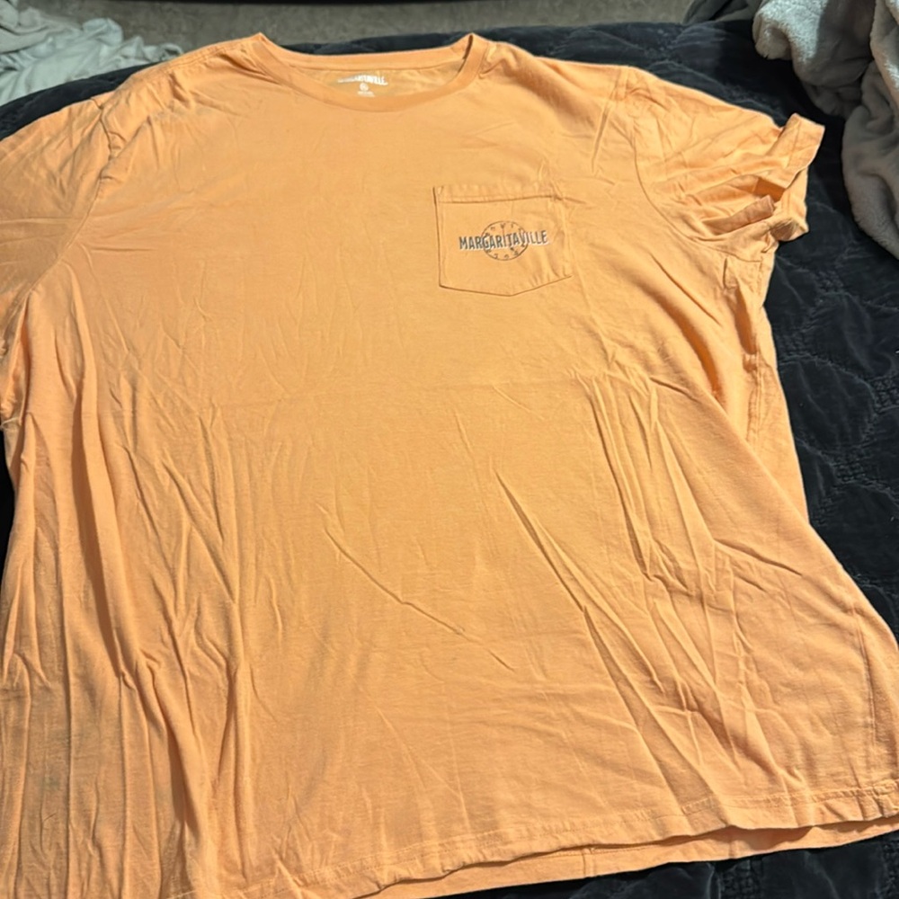 Margaritaville orange T-shirt with a pocket size XXL
